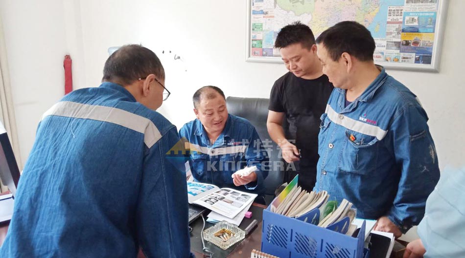 不朽情缘特瓷赴四川某水泥厂现场勘察以及技术交流